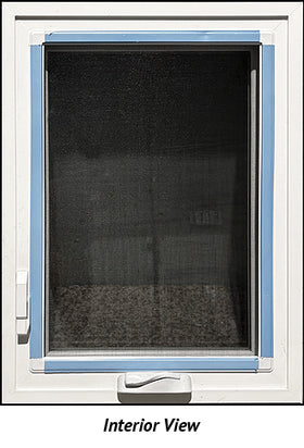 Casement Window 22" Wide x 30" Tall Left Hinge-Black - 0