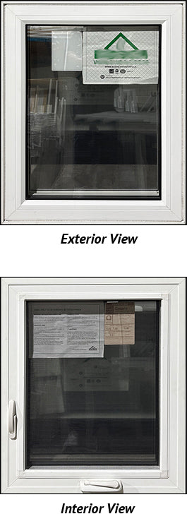 Casement Window 22" Wide x 30" Tall Left Hinge