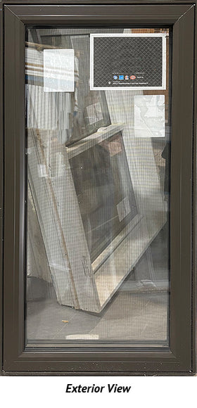 Casement Window 25 3/4" Wide x 52 3/4" Tall-Commercial Brown