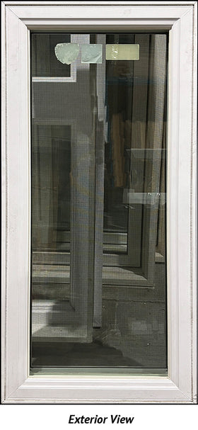 Casement Window Right Hinge, 23 1/2" Wide x 50 1/2" Tall-White