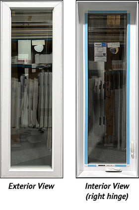 Casement Window 23 1/2" Wide x 62" Tall-Triple Glazed