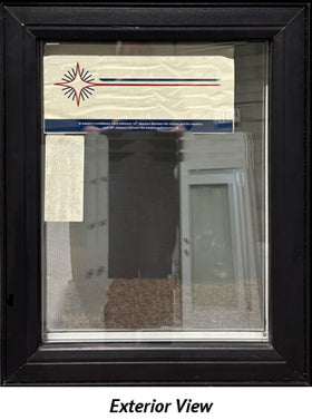 Casement Window 24" Wide x 30" Tall Right Hinge-Black Exterior