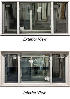 Double-Ended Side Slider 75" Wide x 38 5/8" Tall Double Layer Low-e