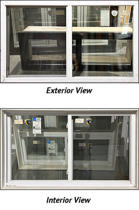 Side Slider 62" Wide x 37" Tall