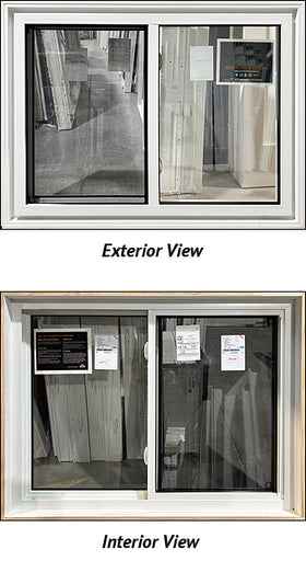 Side Sliding Window 49" Wide x 37" Tall Single Lift Out Sash
