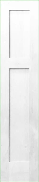Shaker Door Primed 2-Panel Craftsman 18" x 96"