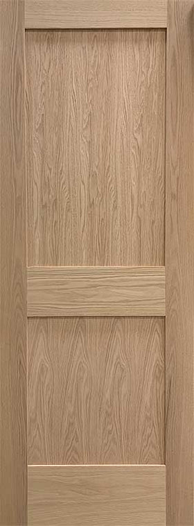 Shaker Doors 2-Panel Stain Grade Red Oak 36" Wide  x  80" Tall