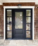 "Canterbury" Design Entry System with Divided Lite Sidelites
