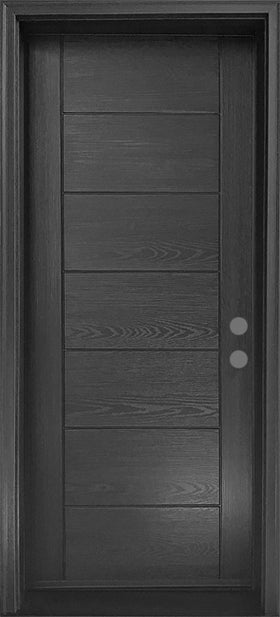 "Contempra" Design Modern Fiberglass Entry Doors