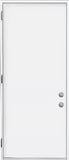 Flush Steel Insulated Utility Entry Doors, 80" Tall