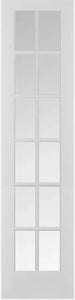French Door 12-Lite SATIN Frosted Glass 24" x 96" ONE ONLY