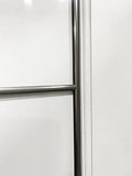 5-Lite Clear Glass Pewter Caming Door 20" x 80" ONE ONLY