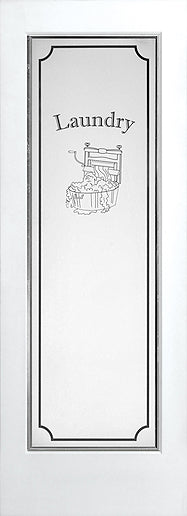 Interior Glass Doors Retro Series "Laundry"-80" Tall.