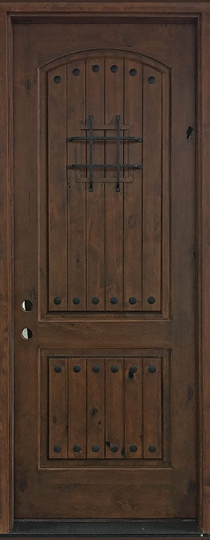 Helmsley Gate Design Mahogany Front Entry Door 36" x 96"