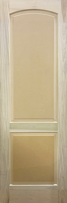 Unique 2-Panel Arch Top Mirrored Door 30" x 96" - 0