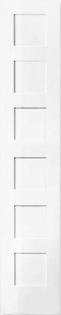 Shaker Doors 6-Panel Inline Design-96" Tall - 0