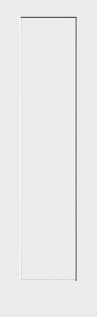 Shaker Doors 1 Panel Primed 108" Tall x 1 3/4" Thick (Garson) - 0