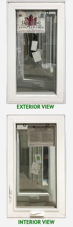 Casement Window 22 3/4" Wide x 39 3/4" Tall Left Hinge.