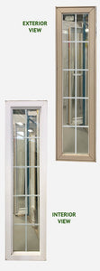 Fixed Window 18 1/2" x 70 3/4" Sandlewood Exterior.