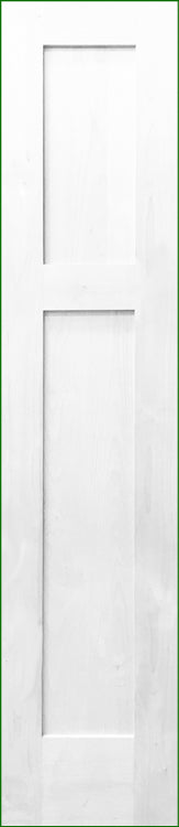 SHAKER DOORS 2 PANEL CRAFTSMAN Narrow 16", 20", 22" x 80"