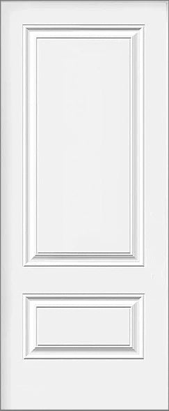 2-Panel Steel Insulated Entry Door Slab 32" x 84" Nominal Size