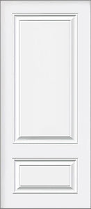 2-Panel Steel Insulated Entry Door Slab 32" x 80" Nominal