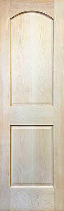 Raised 2 Panel Arch Top Doors-Stain Grade Maple-2