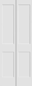 Shaker 2-Panel Bifold Door White Primed 30 x 80