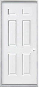 Steel Insulated Prehung Entry Doors, 4 1/2-Panel Design 34" or 36"-1