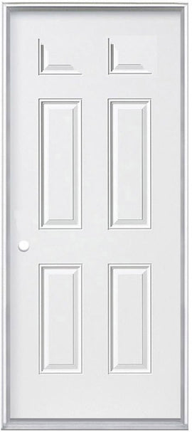 Steel Insulated Prehung Entry Doors, 4 1/2-Panel Design 34" or 36" - 0