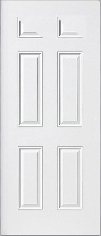 In Stock 4 1/2-Panel Steel Insulated Entry Door Slab 34" or 36"