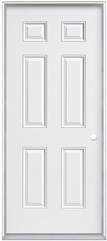 Steel Insulated Entry Doors, 6-Panel Design 32" - 0