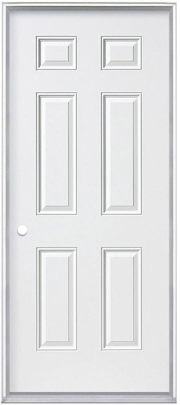 Steel Insulated Entry Doors, 6-Panel Design 32"