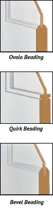 French Interior Doors "Harlow" Glass Design.