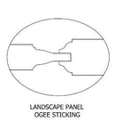 Raised 3 Panel Doors Paint Grade Poplar 1 3/4" Thick 80" Tall-3