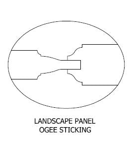 Raised 3 Panel Doors Paint Grade Poplar 1 3/4" Thick 80" Tall