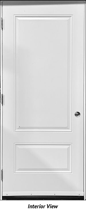 Steel Insulated Entry Door, 2-Panel Design 32" Right Hinge - 0