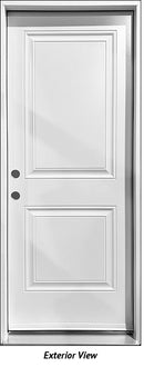 Steel Insulated Entry Door, 2-Panel Design 32" Right Hinge-1