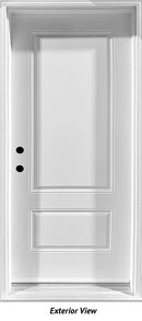 Steel Insulated Entry Door, 2-Panel Design 34" Right Hinge-1