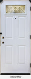 Insulated Entry Door, "Fairhaven" 4-Panel 32" x 80" Left Hinge