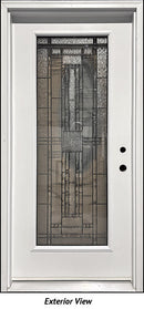 Insulated Entry Door, "Kirkfield" Glass Design 36" x 80" LH-1