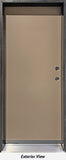 Flush Insulated Entry Door, Short Height 30" x 72" Left Hinge