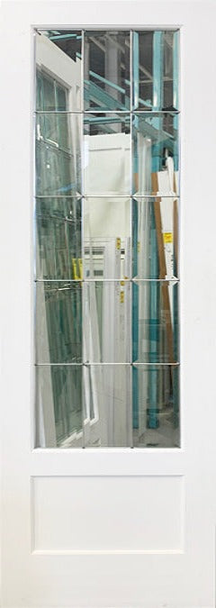 French Door 15-Lite Zinc Caming 32 x 96