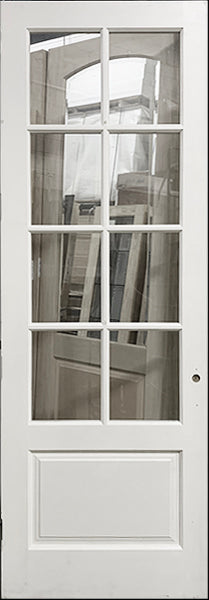 French 8-Lite Doors Clear Glass 96" Tall Refurbished