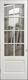 French 8-Lite Doors Clear Glass 96" Tall Refurbished