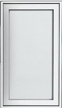 SINGLE CASEMENT AND FIXED WINDOWS-WHITE