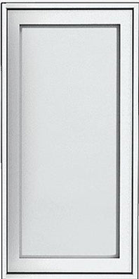 SINGLE CASEMENT AND FIXED WINDOWS-WHITE