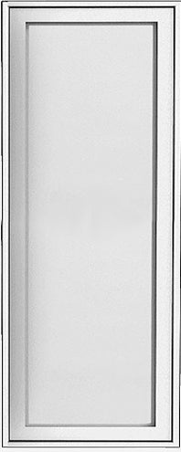 SINGLE CASEMENT AND FIXED WINDOWS-WHITE