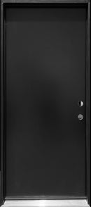 Flush Black Exterior Door on Sale