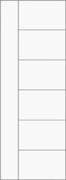 Flush Grooved Interior Doors 1 3/4" Thick - 108" Tall-1